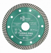 TP172 Алмазный диск Trio Diamond Turbo PRO Железобетон 125/22,2 мм (бетон / гранит /  железобетон / огнеупоры / старый бетон)